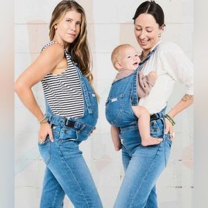 Vintage Blue Women Jeans Overalls